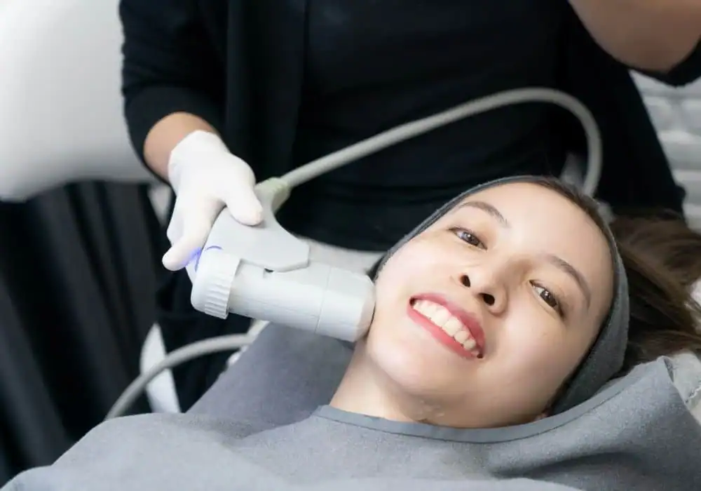 HIFU treatment Little Bognor in progress