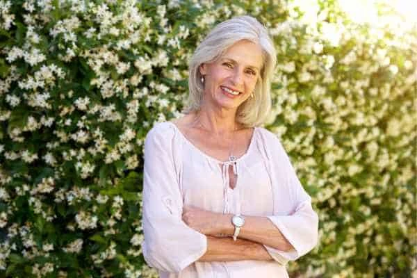 Older woman happy with urinary incontinence treatment Little Bognor