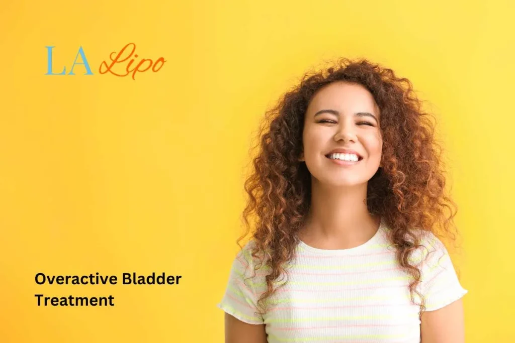 woman smiling about overactive bladder treatment Little Bognor solutions